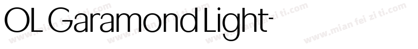 OL Garamond Light字体转换